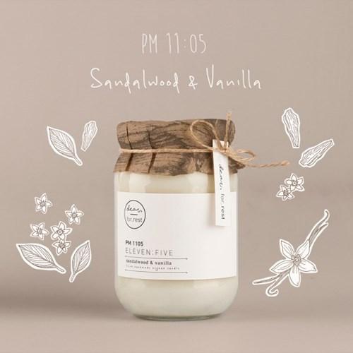 NEW PM11:05 candle - 샌달우드바닐라