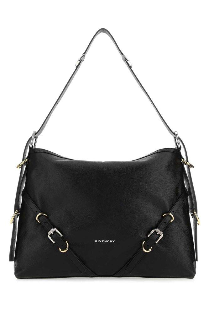 Givenchy Voyou Logo Detailed Medium Shoulder Bag