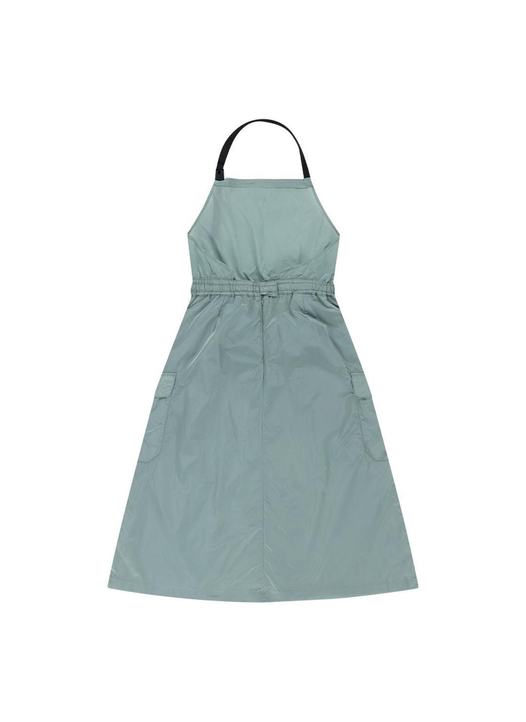 OG Nylon Apron Dress - L/Khaki