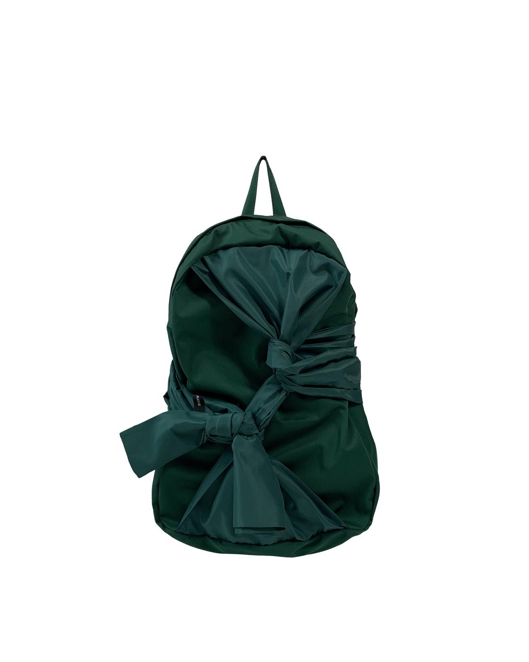 Knotted Backpack (peacock green)
