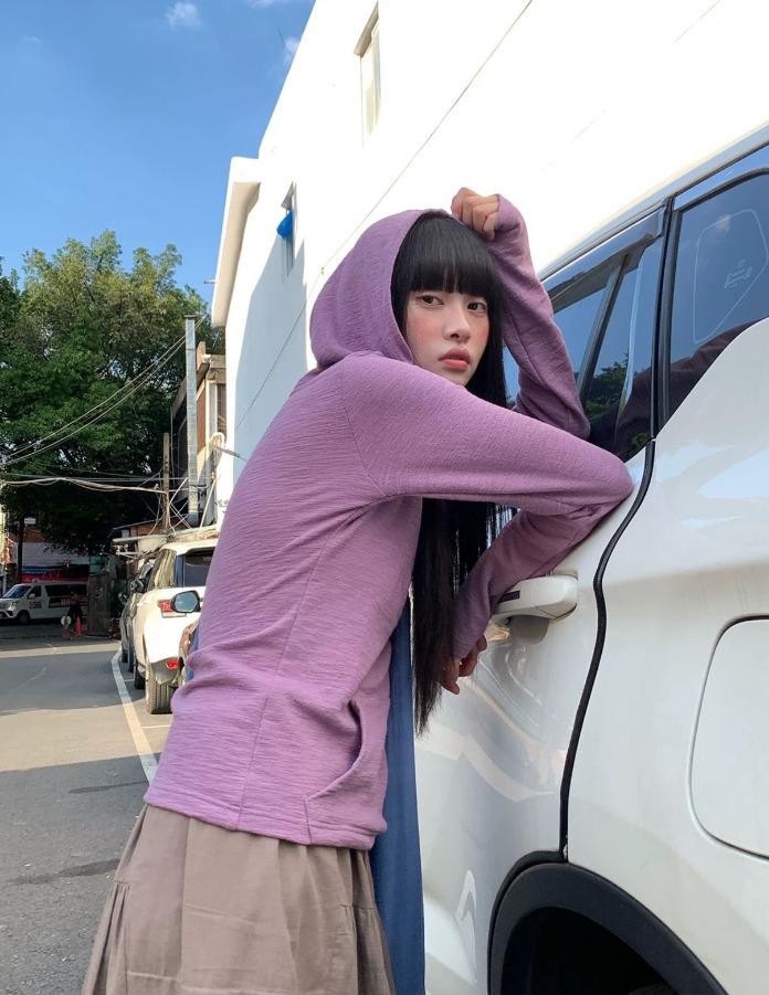 CCKOK 캐주얼 후드 긴팔 티셔츠 (2color)