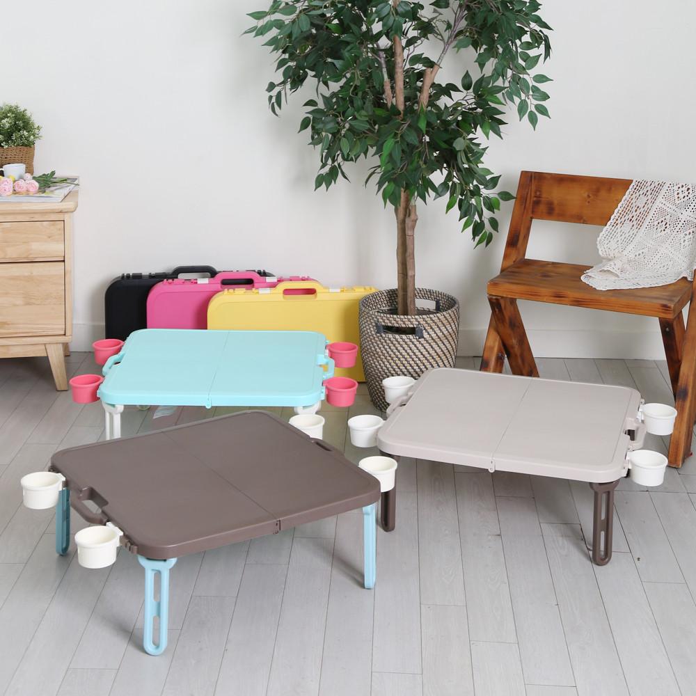 신와 피크닉 좌식 테이블 미니 폴딩 접이식 테이블 간이 야외