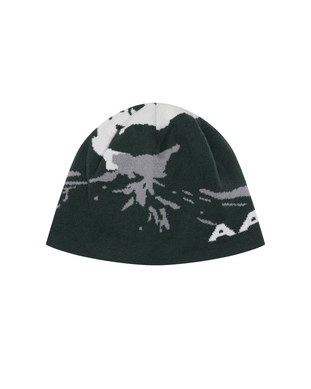 Volcano Jacquard Beanie (Green)