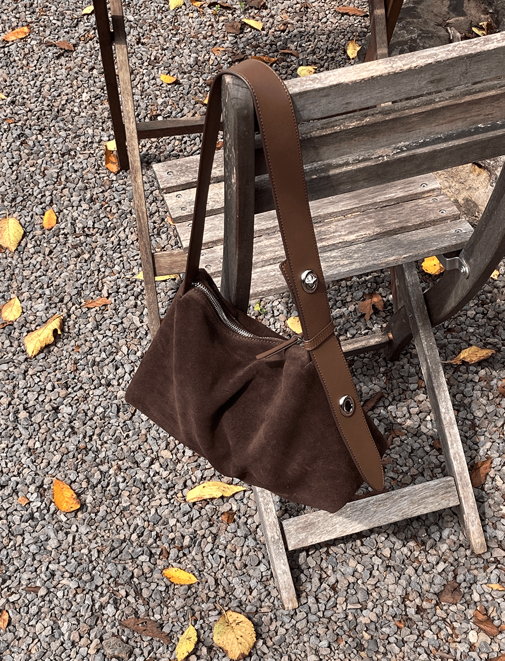 헬렌 스웨이드 레더 백 (3c)