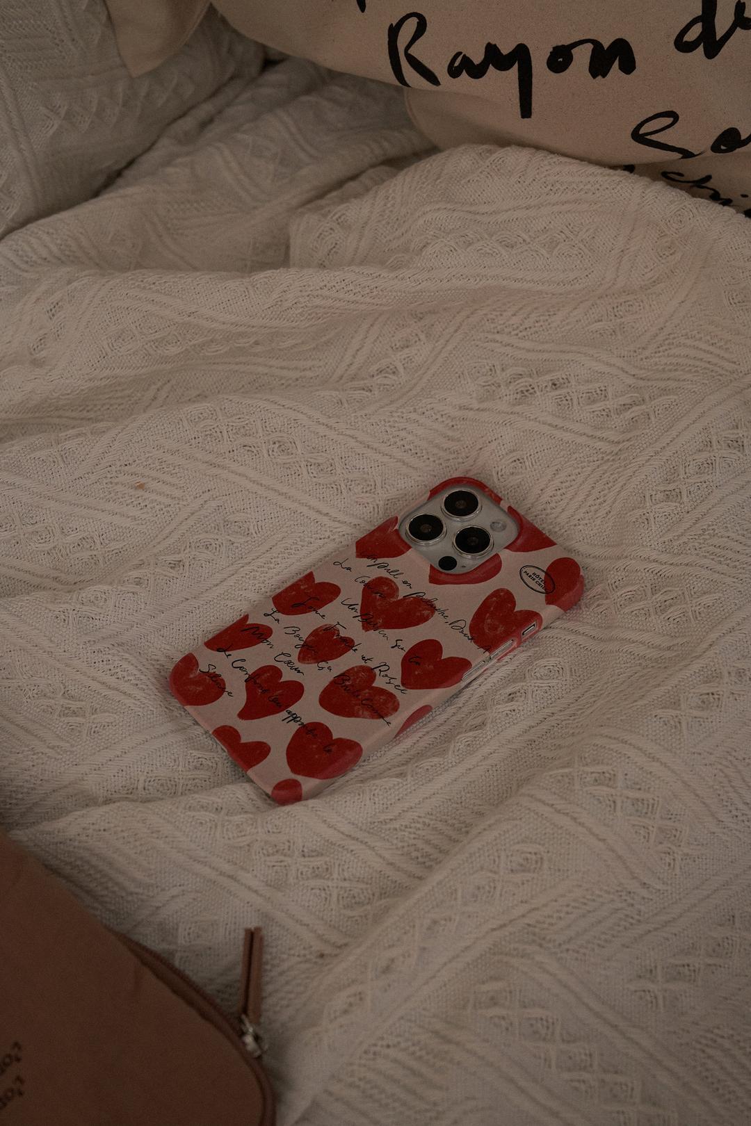 Different Shaped Hearts Phone Case