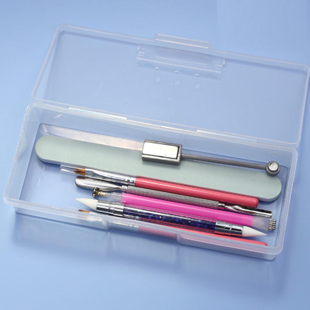 네일재료 보관 케이스 니퍼 푸셔 네일브러쉬 다용도 보관함