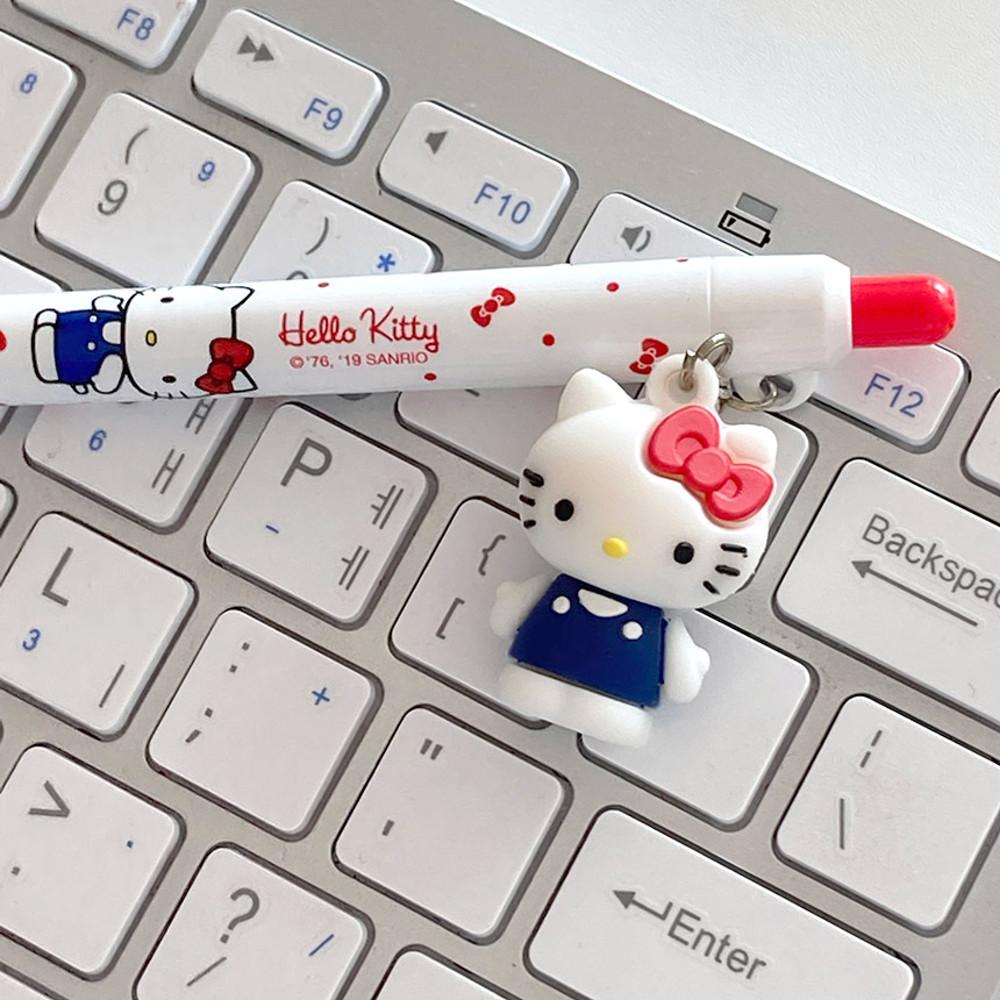 헬로키티 볼펜 중성펜 피규어 젤펜