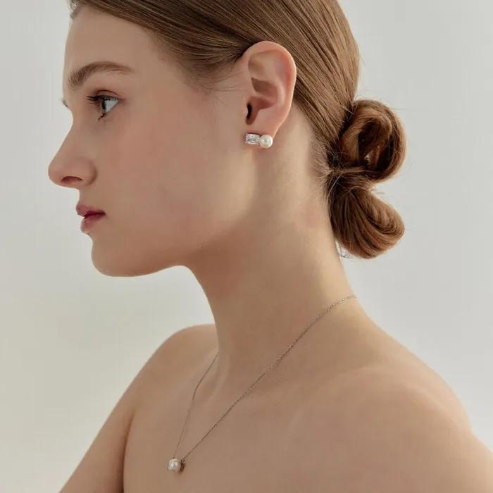 MGVICEA007 빅토리아 쿠션 펄 귀걸이