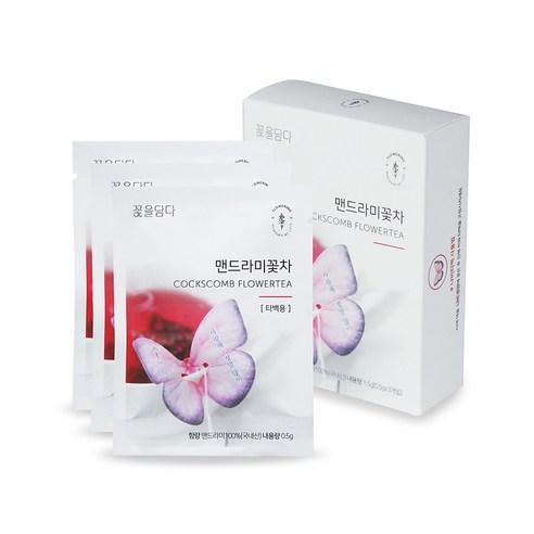 꽃을담다 나비티백 맨드라미꽃차 - 기타 꽃차 | 쿠팡