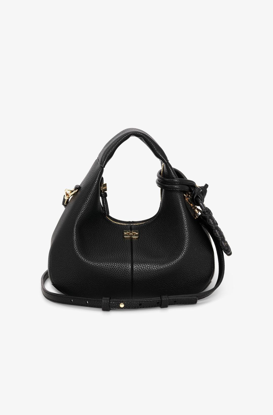 Black Mini Hobo Bag