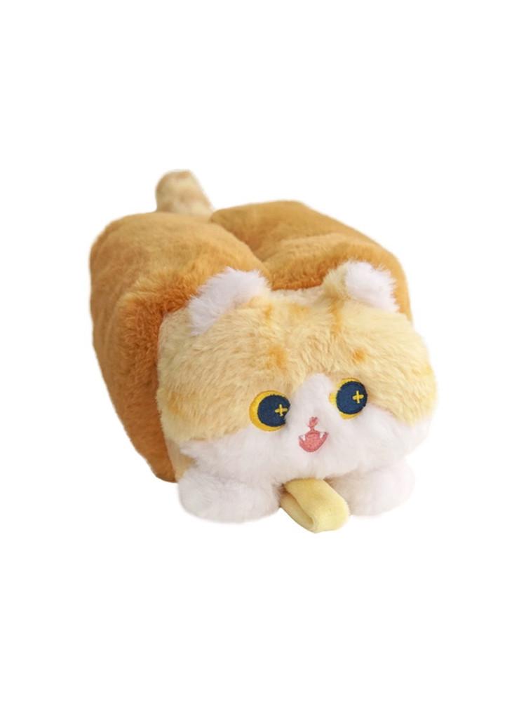 노랑 식빵 고양이 티슈 커버 휴지 케이스