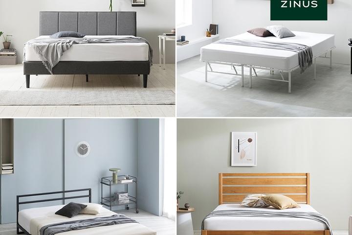 침대 프레임 모음전 (S/SS/Q/K/LK) 철제/원목/접이식/저상형/헤드보드