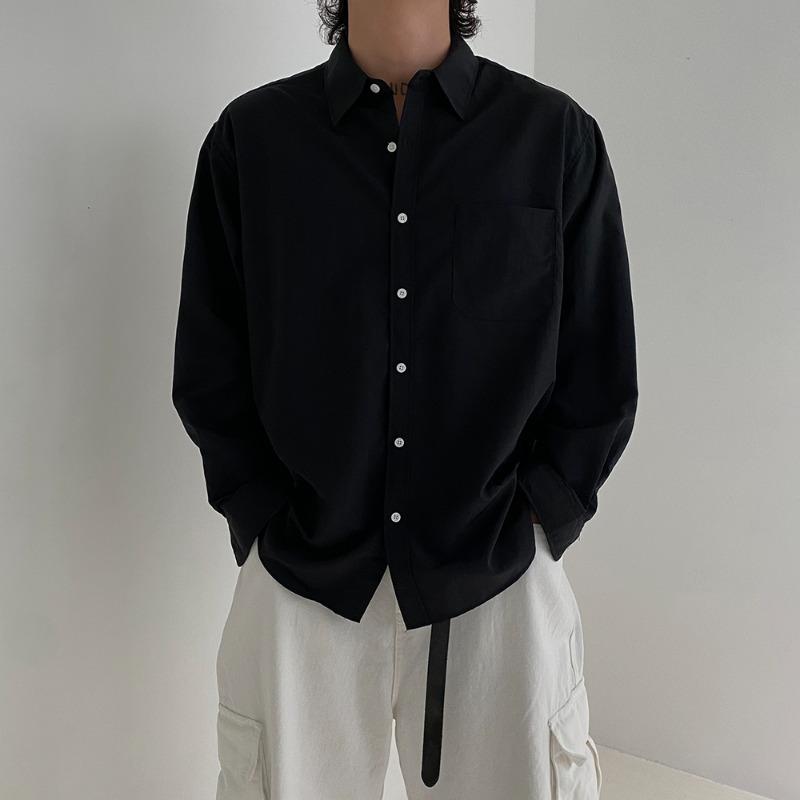 PREMIUM MINIMAL POCKET SHIRT (4COLOR)