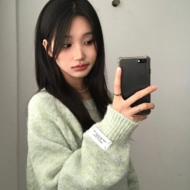 [당일배송/가을준비🖤]파스텔 알파카 앙고라 오버핏 니트