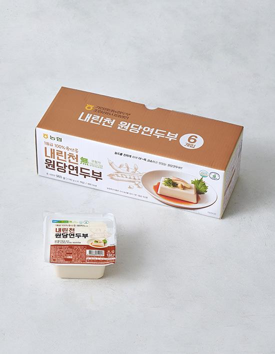[농협두부] 내린천 원당 연두부 160g*6개입