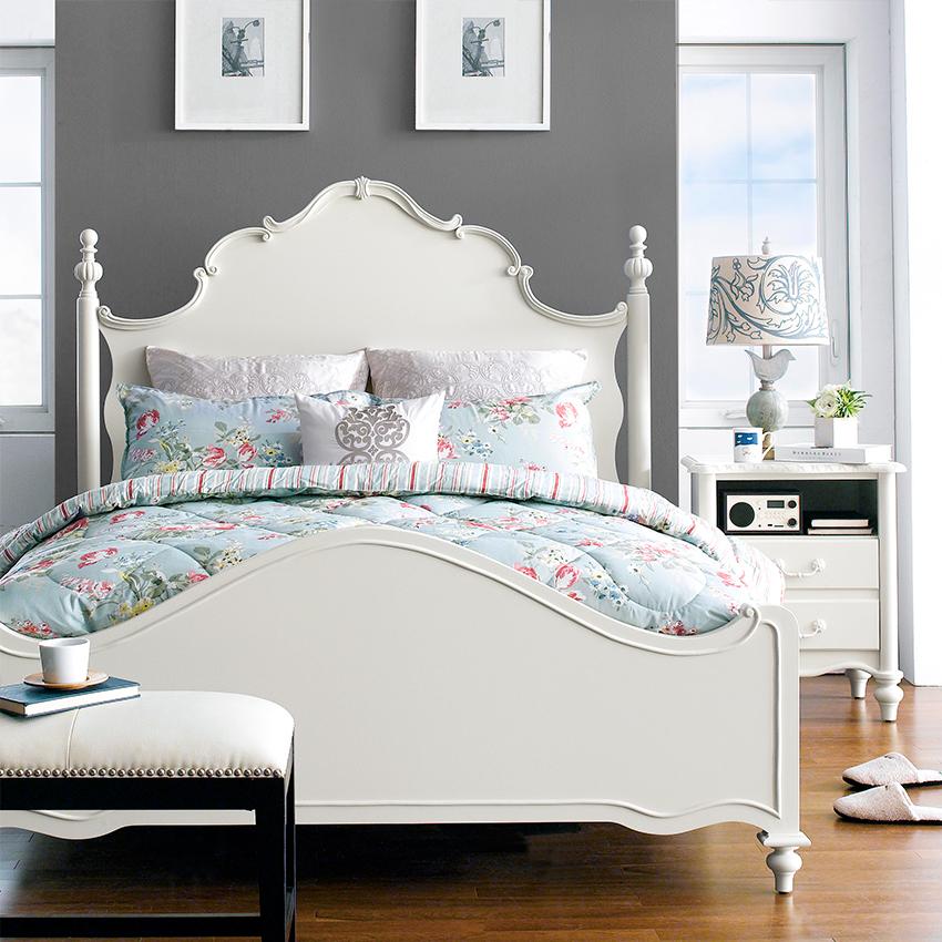 Wendy-BRM Queen Panel Bed (침대+협탁+화장대)