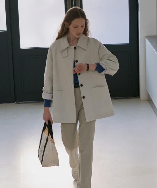 Mac half trench coat