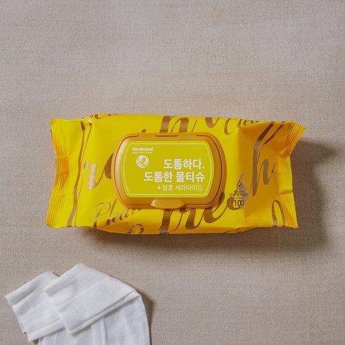 노브랜드 도톰한 물티슈 100매