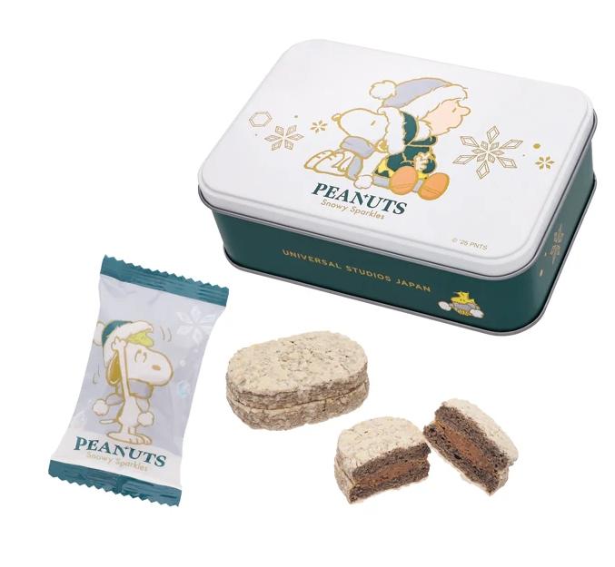 USJ 크리스마스 스누피 틴 케이스 쇼콜라 초콜릿 3개입 유니버셜 스튜디오