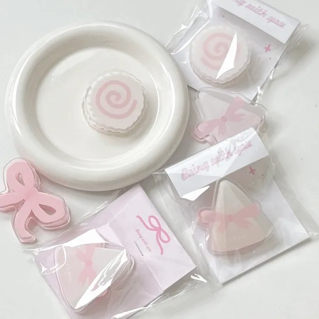 나루토마키 리본 스마트톡 휴대폰 거치대 발레코어 y2k