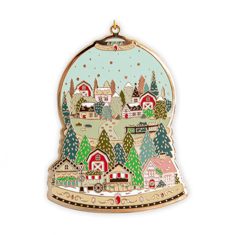 Fine Enamel Christmas Ornament - (Snow Globe) 크리스마스 오너먼트