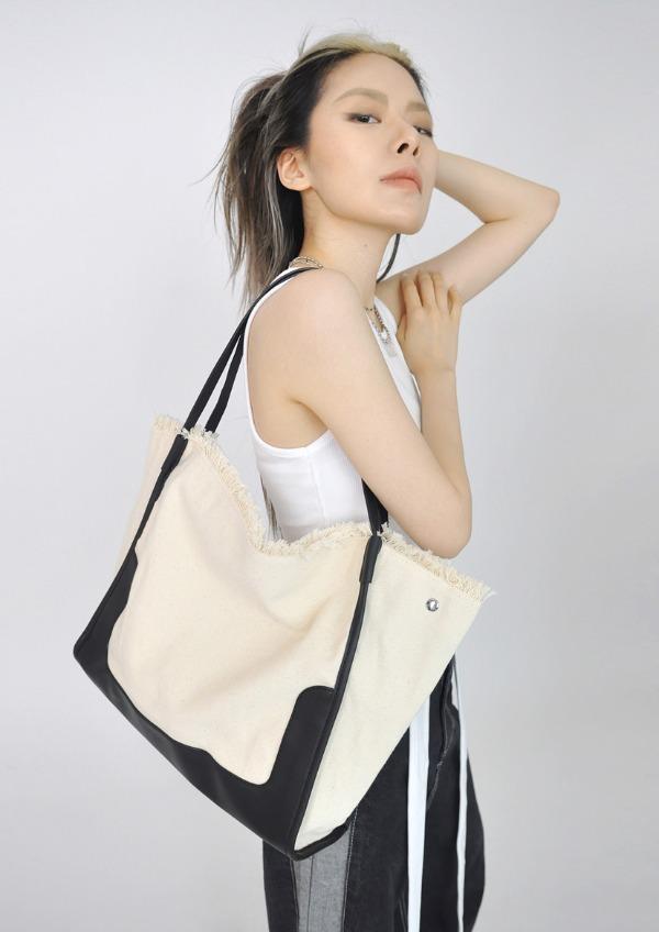 bias canvas bag(2color)