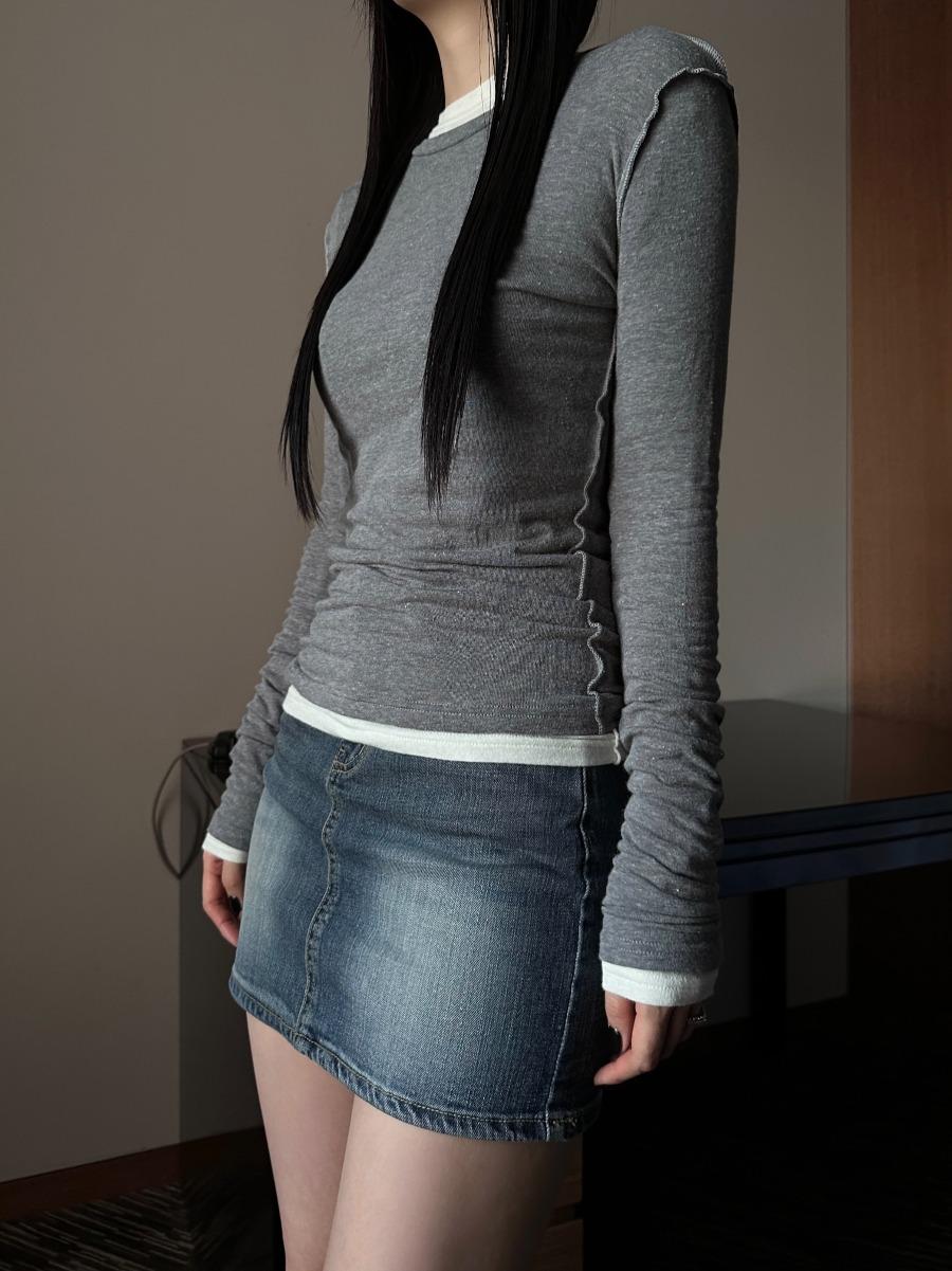 Angora Layered Tee (3color)