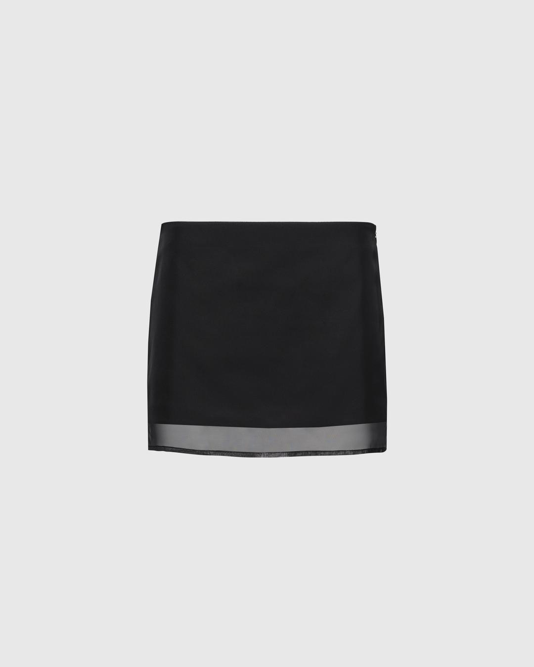 Double Layer Skirt (Black)