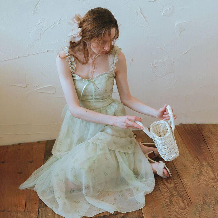 Cest_Forest fairy camisole layered dress