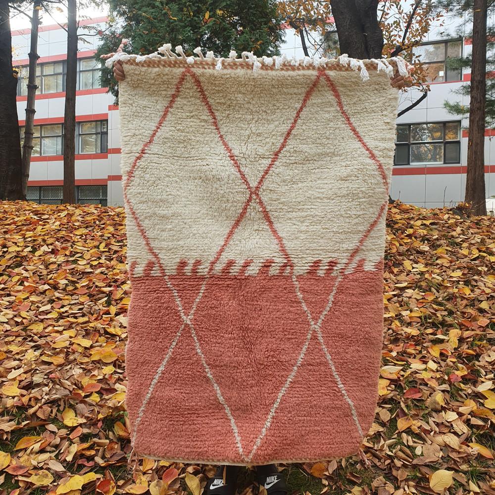 모로코러그 소형러그 베니우레인  인테리어 피크닉러그 모로코공방 100x149CM