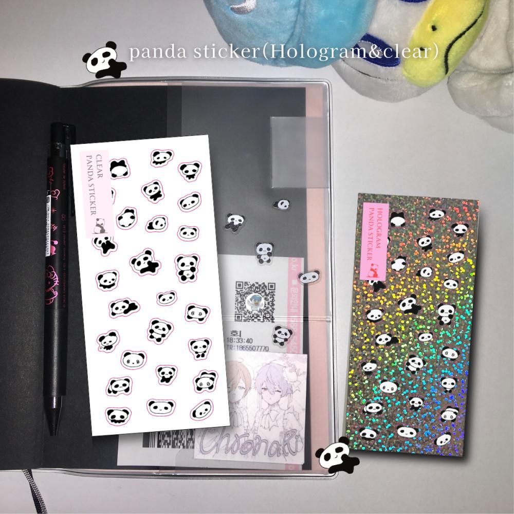 [totomi⋆토토미] panda sticker (2types)