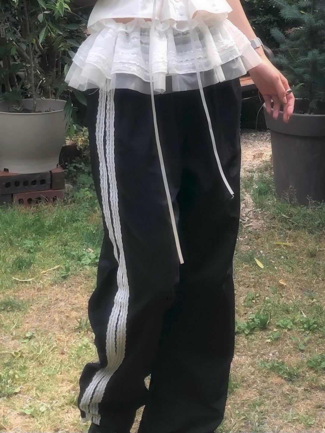 Dive Lace Nylon Pants(2 color)