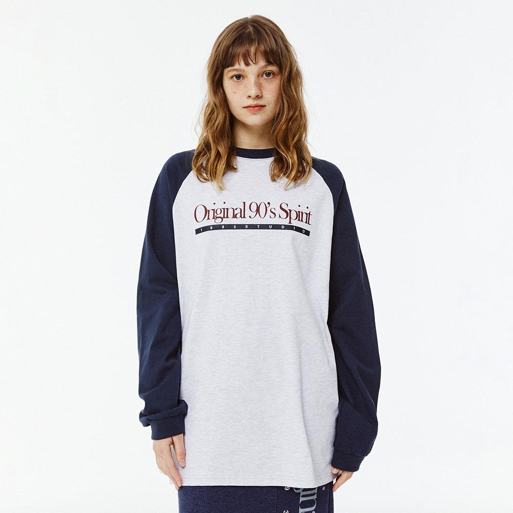 [20%]오리지널 라글란 롱 슬리브_그레이 - 09/03 순차배송