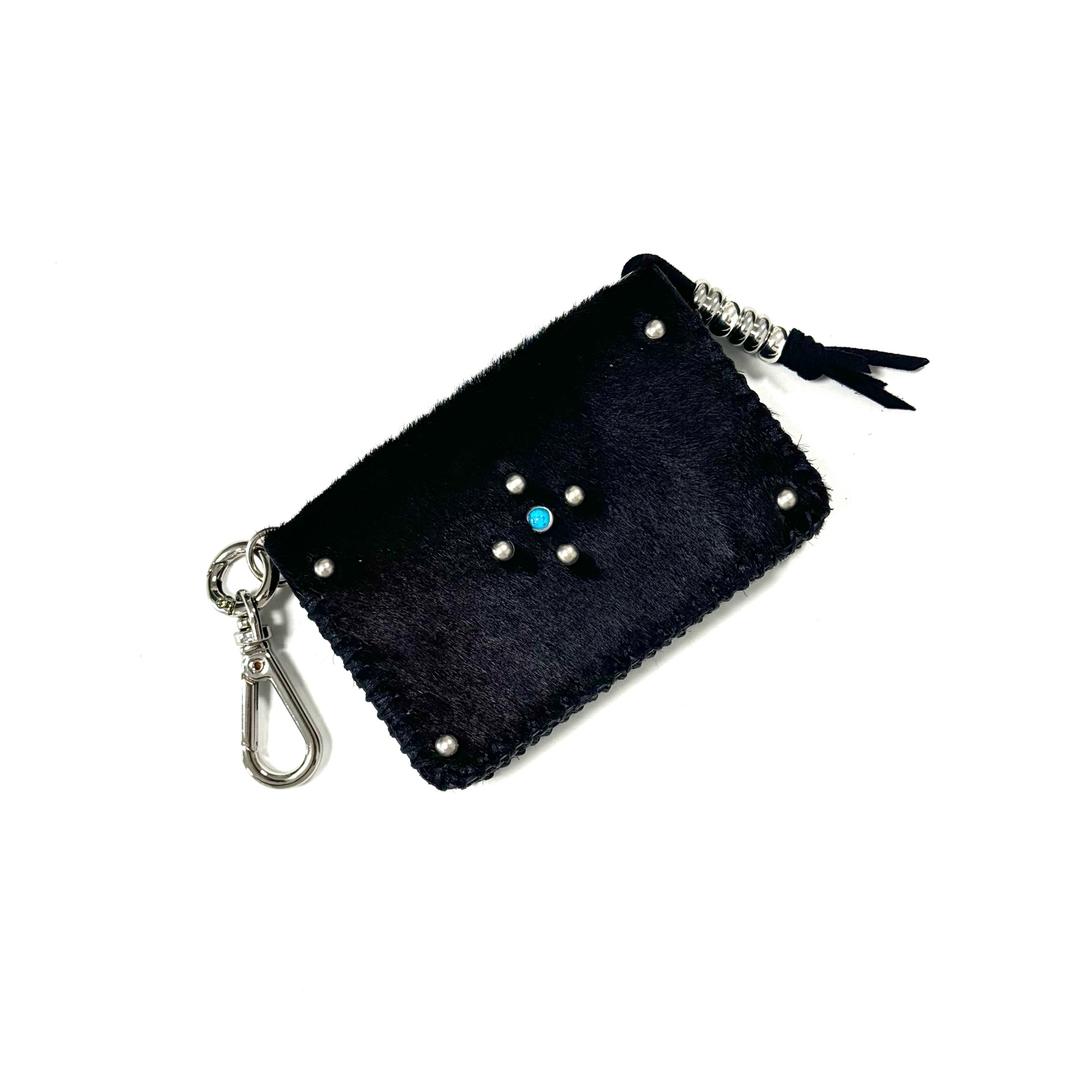 X CARD WALLET - 송치 블랙 (한정수량)