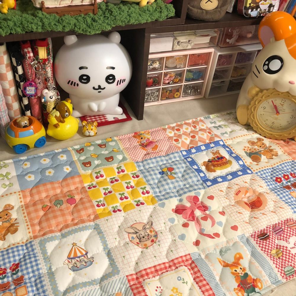 빅큐트 패치 데스크매트 책상매트 다꾸매트