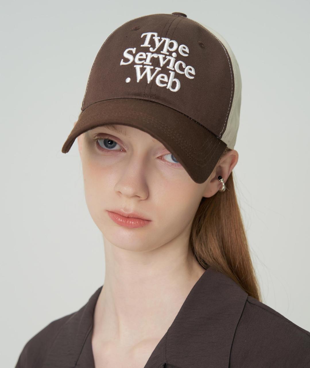 Typeservice Web Color Block Cap [Brown]
