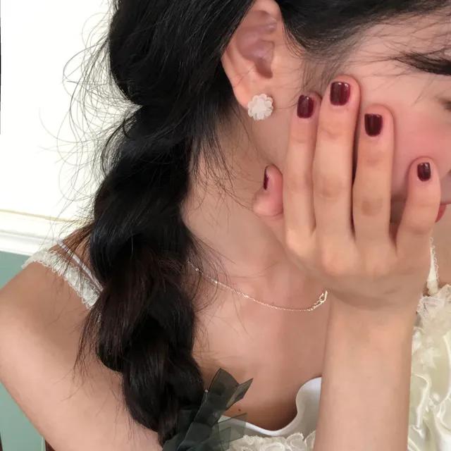 [925 silver] 연꽃 은 귀걸이