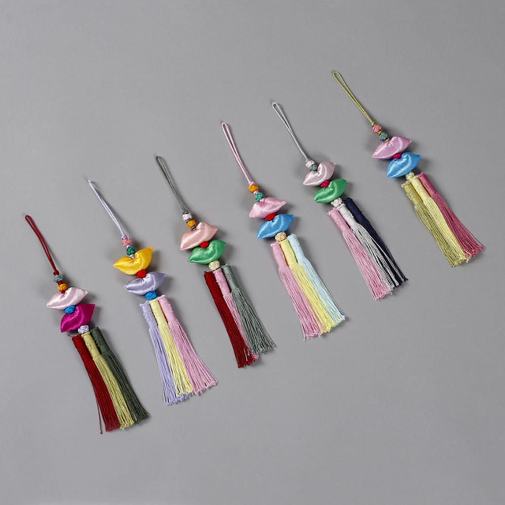 2단입술미니노리개