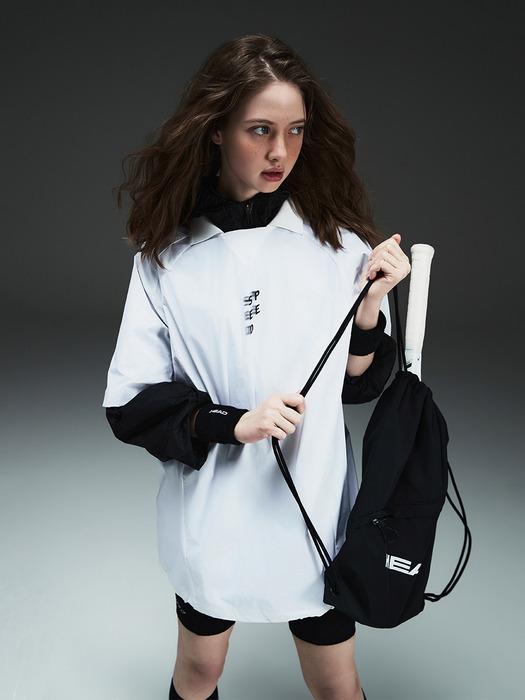 남녀공용 오버핏 SPEED 퍼포먼스 반팔 카라티셔츠 화이트_JHTCX24111WHX