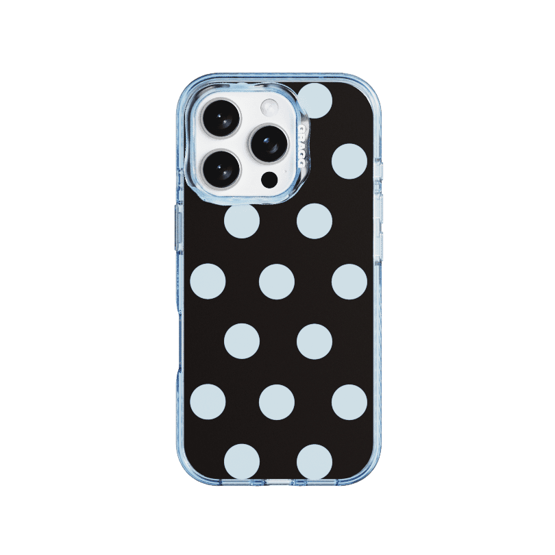 MAGSAFE LAYERS FRAME CASE CLEAR BLUE - DEEP DOT BLUE