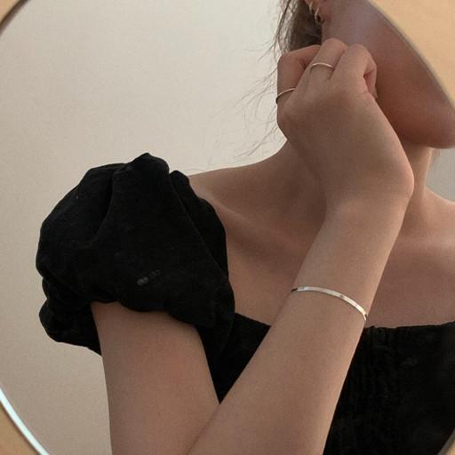 92.5실버 - 스네이크체인팔찌💕