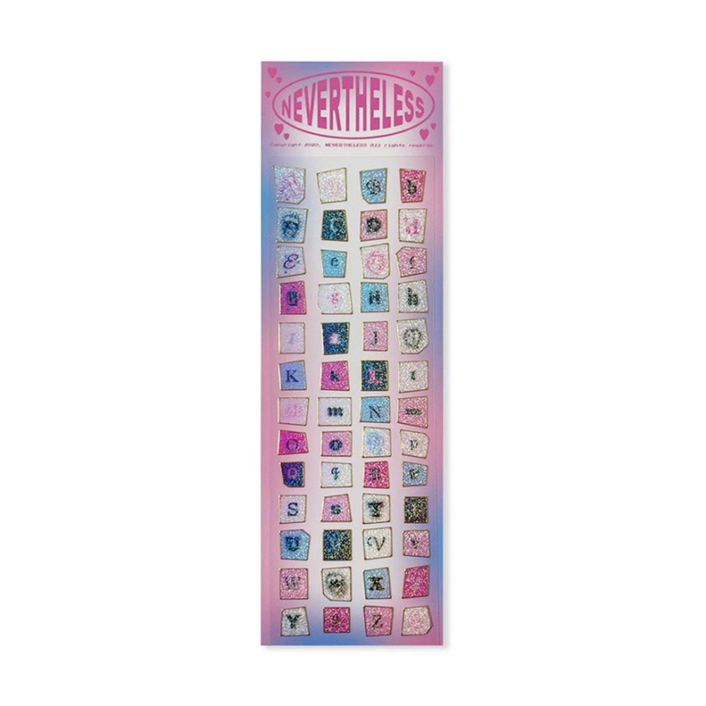 [네버더레스] alphabet sticker