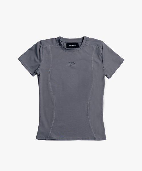 EX FITTED TEE (CHARCOAL)