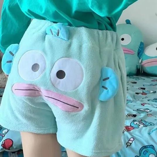 한교동 잠옷바지 홈웨어 파자마 반바지 잠옷 극세사 잠옷 극세사 반바지 잠옷