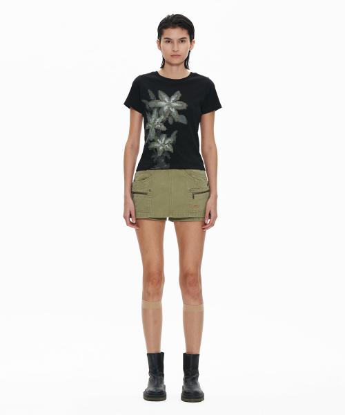 Layered Shorts Light Khaki