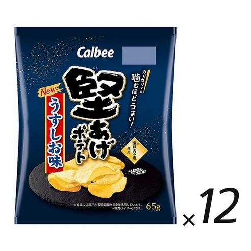 Calbee 카타아게 감자칩 소금맛 65g 12개, 65g, 12개 - 감자과자 | 쿠팡