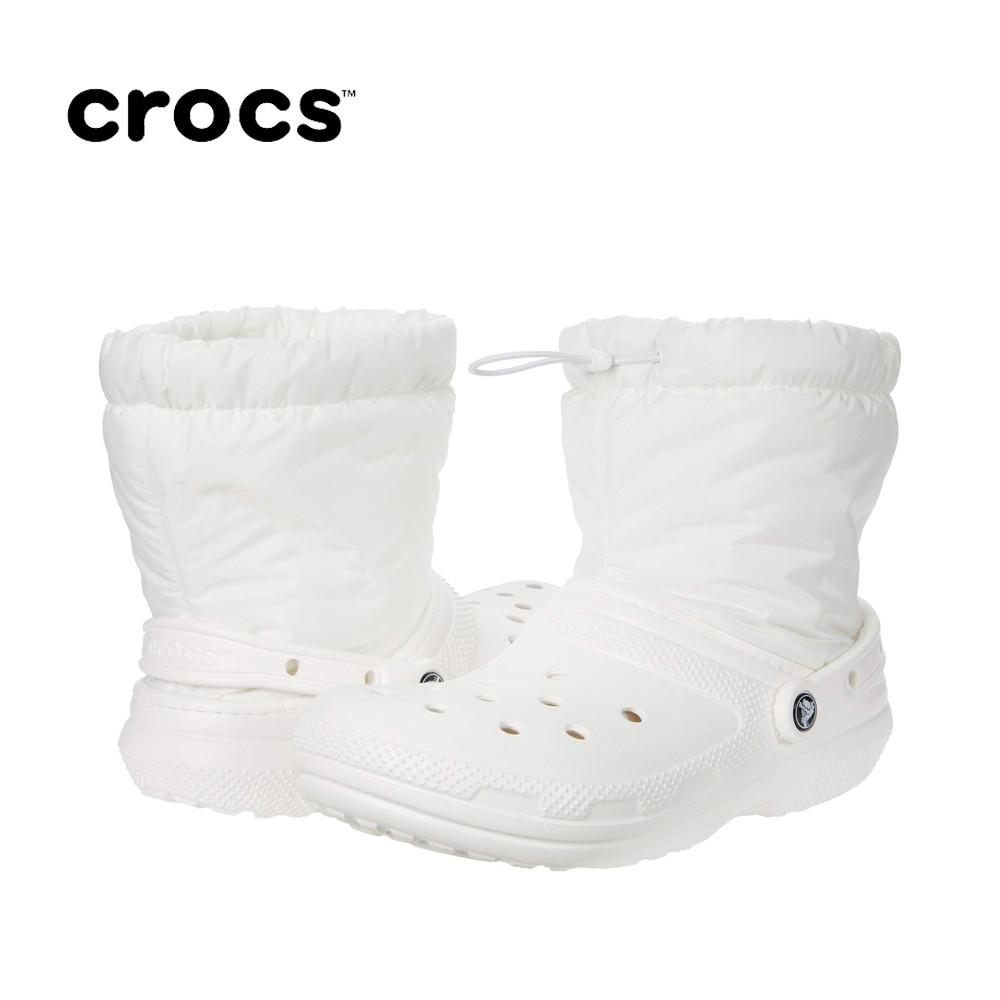 크록스 클래식 라인드 네오 퍼프 부츠 방한 미들 부츠