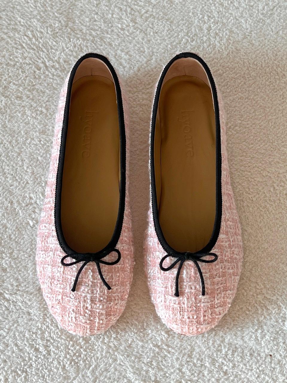 Coppola Flats - Black Pink (Tweed)