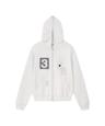 TCM 3 stitch hooded zip-up (grey beige)