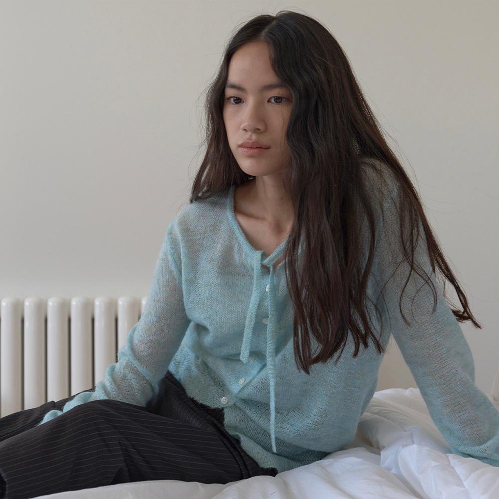 STRING CARDIGAN_MINT